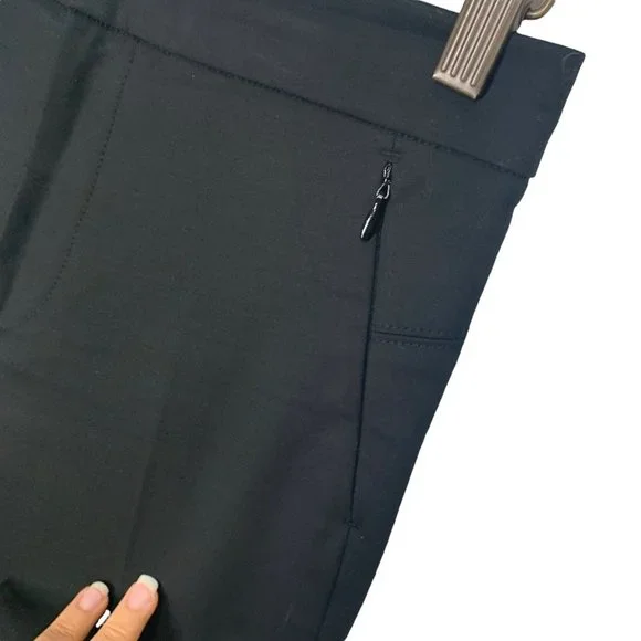 Club Monaco Black Career Dress Straight Leg Pants Size 00 - Picture 2 of 10